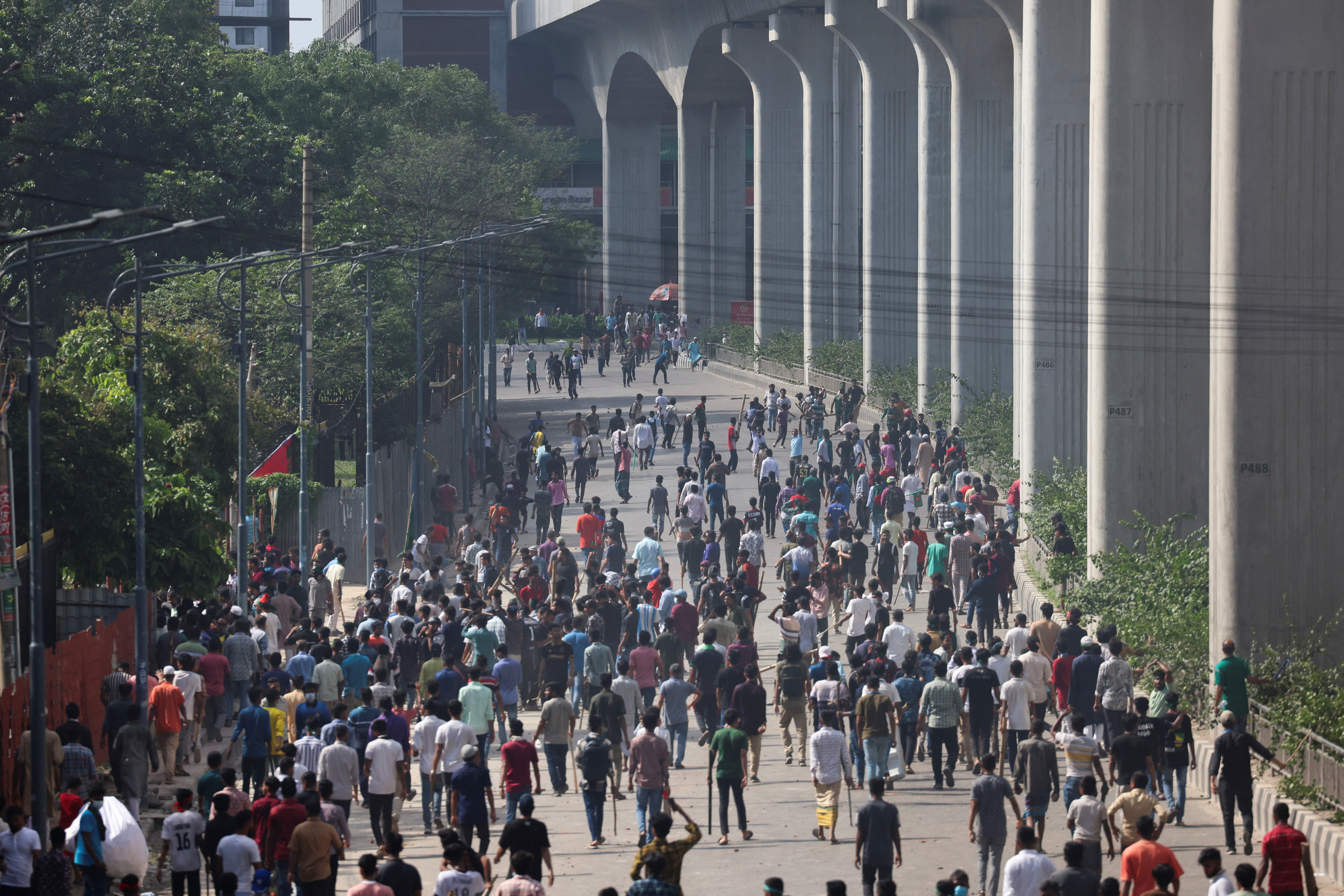 Bangladesh PM Hasina taken to ‘safe shelter’, minister says situation volatile