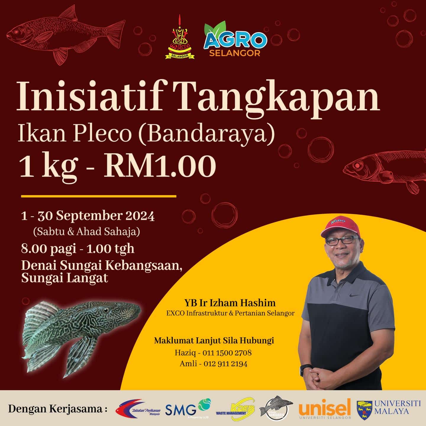 Insentif RM1 setiap kilogram tangkapan ikan bandaraya, langkah jaga ekosistem sungai