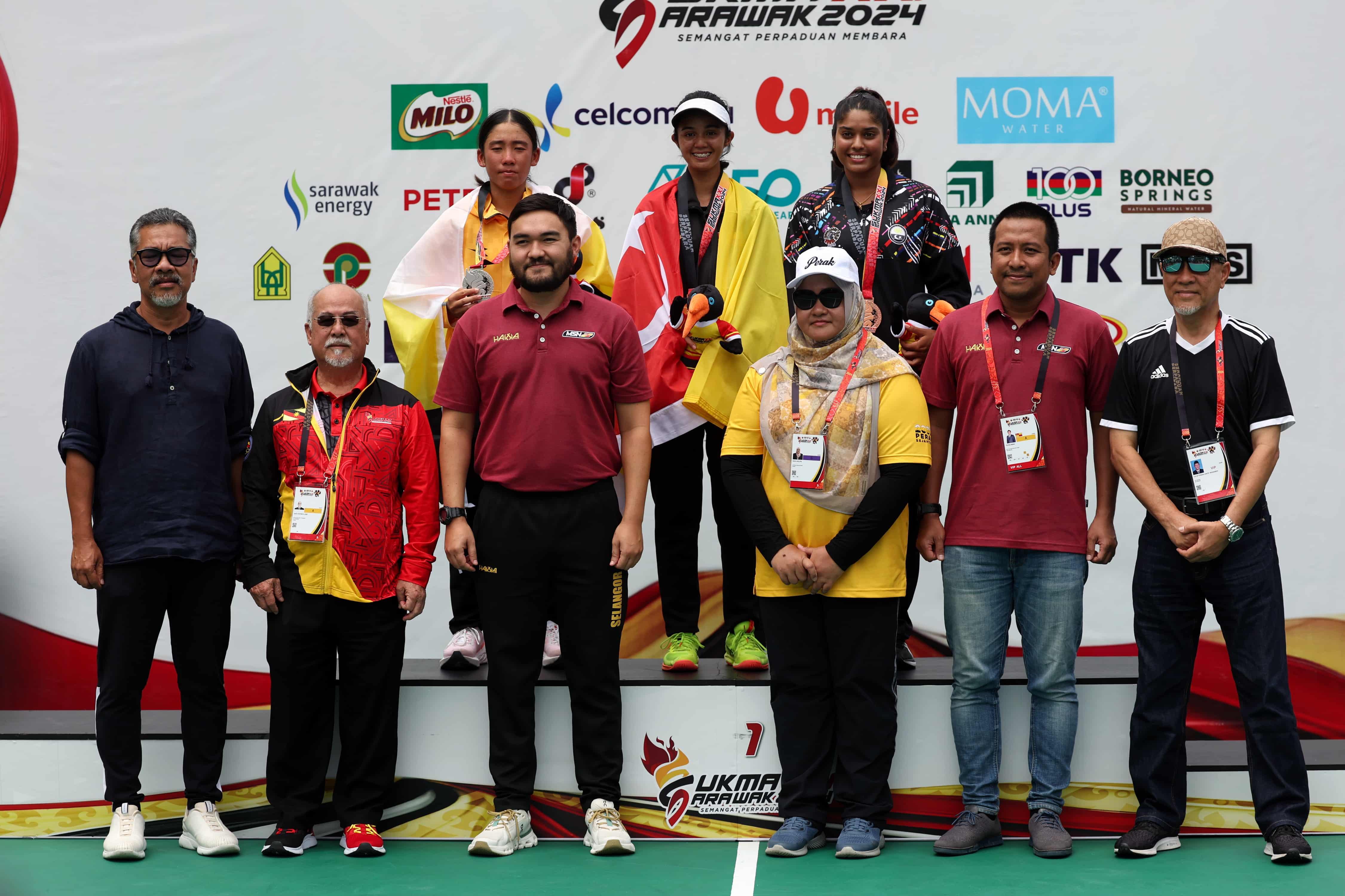 Mitsuki, Sharifah Elsa 'tutup buku SUKMA' dengan pingat emas