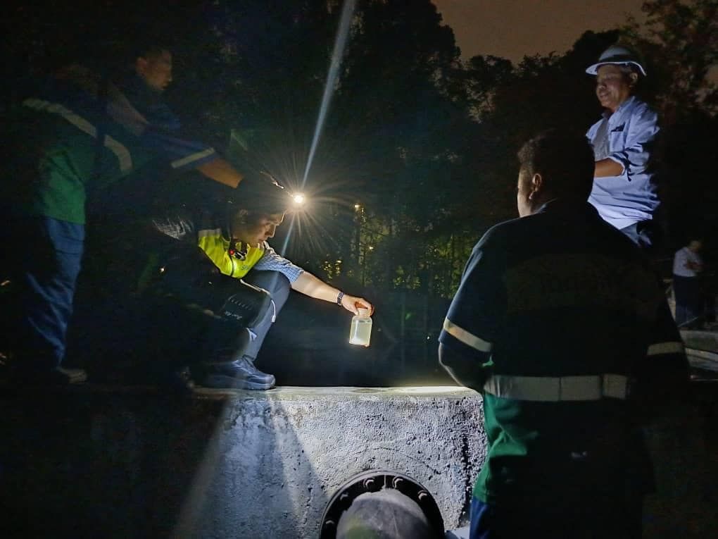 轰埠河现黑色污水与臭味 LUAS勒令发展商关闭水道