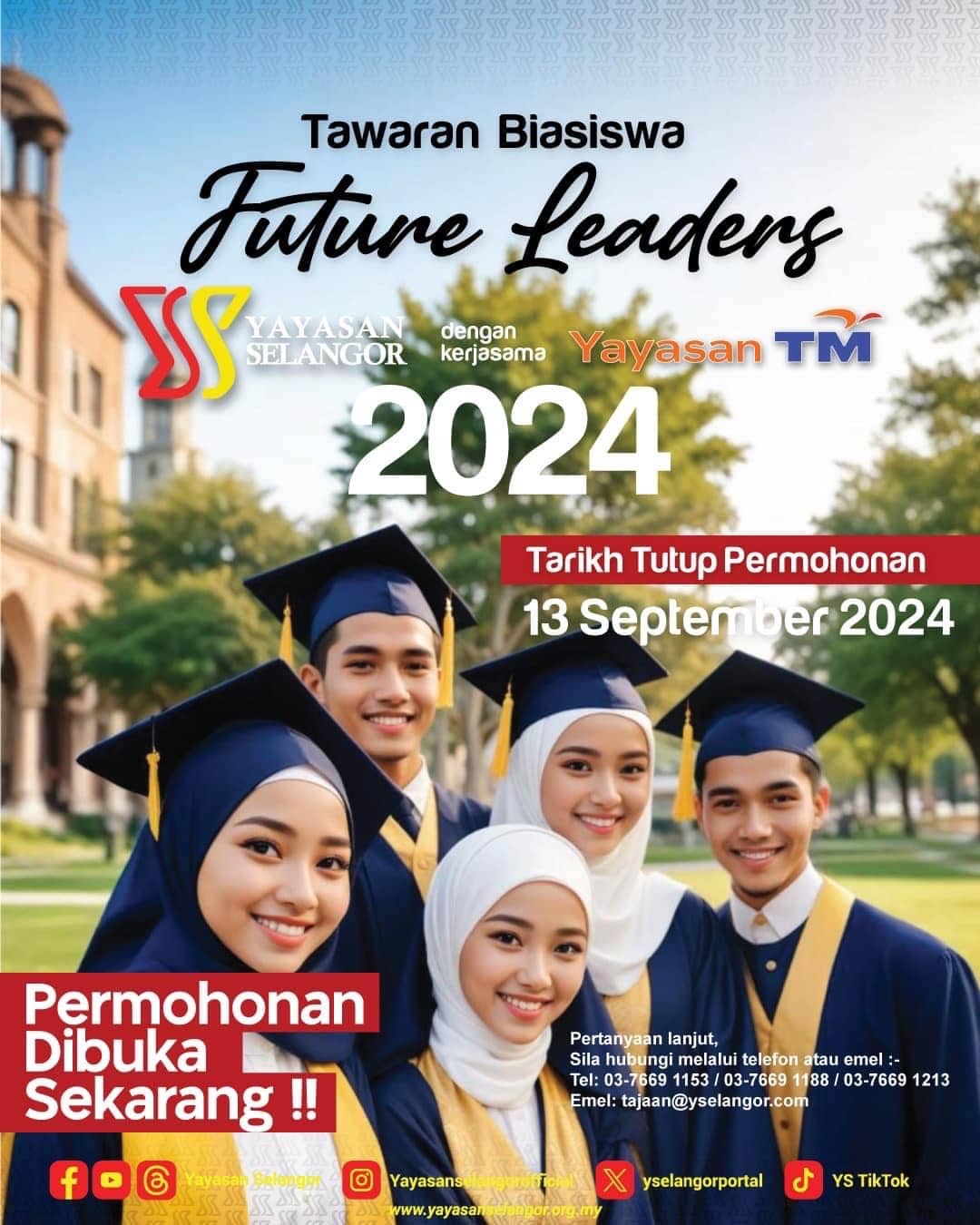 Yayasan Selangor, Telekom tawar biasiswa buat pelajar ijazah sarjana muda