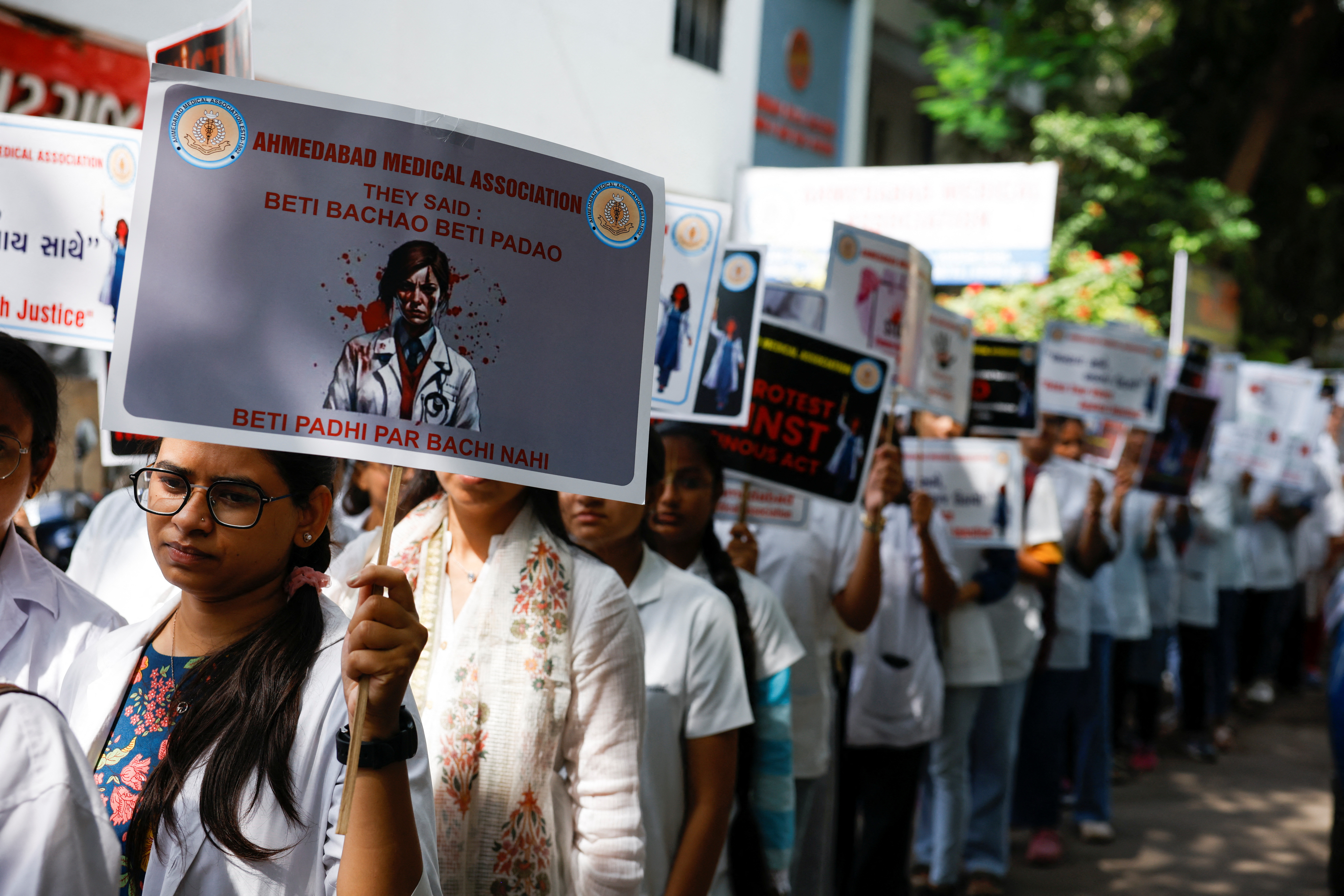India's doctors strike in protest at colleague's rape, murder