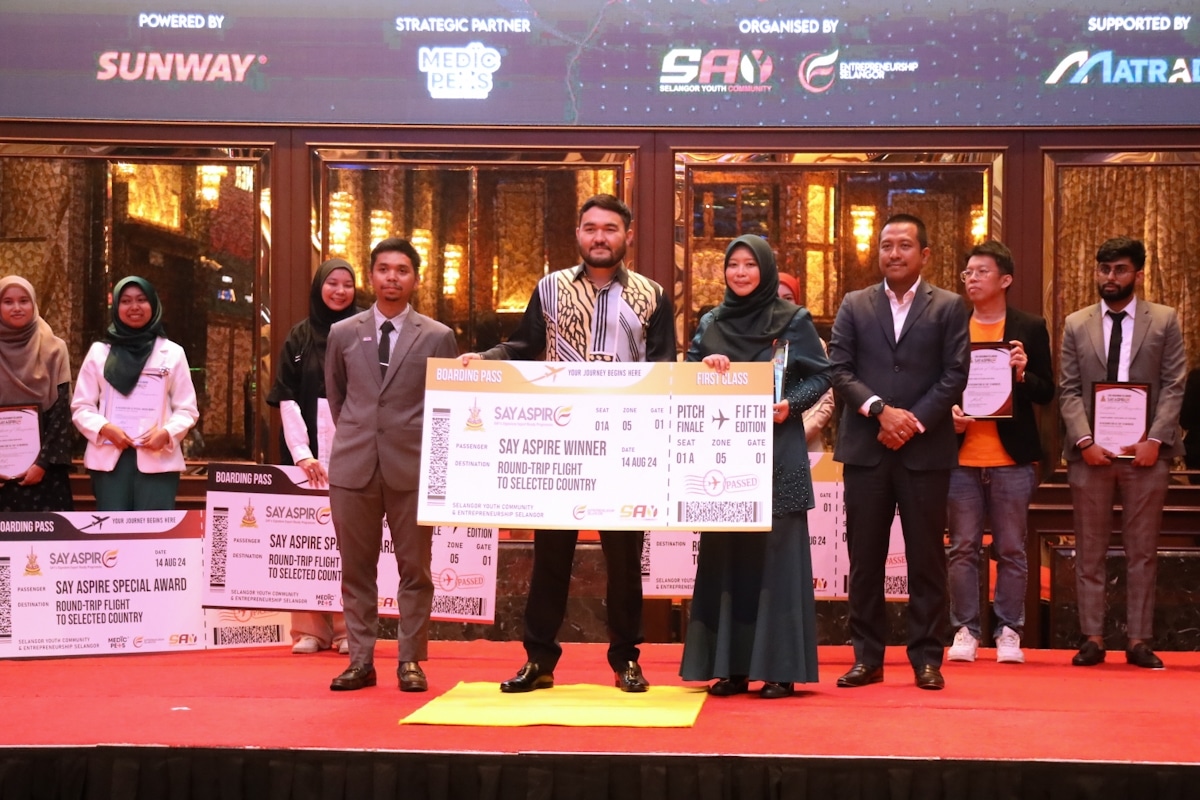 Cosmetics company the winner of 5th SAY Aspire
