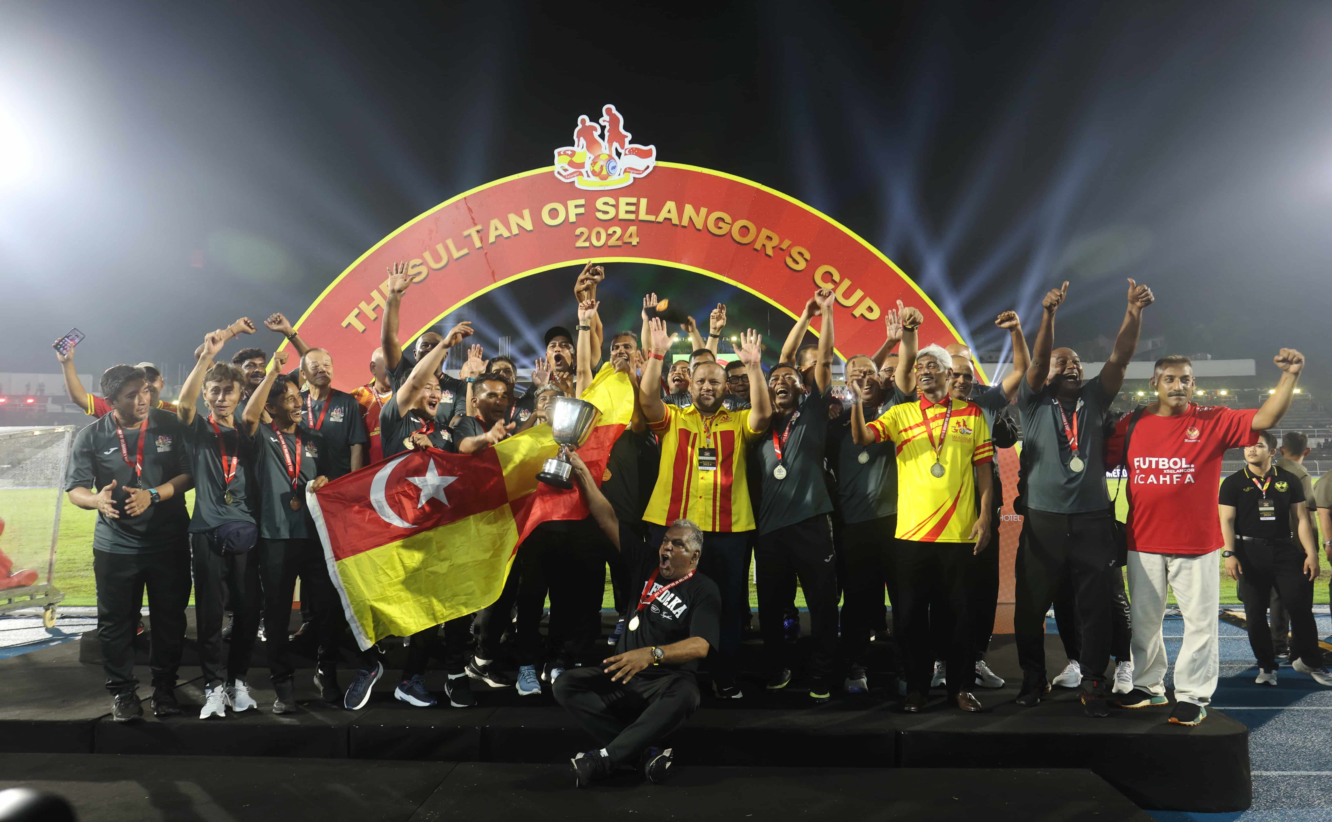 Piala Sultan Selangor: Veteran Selangor menang Veteran Singapura 2-1