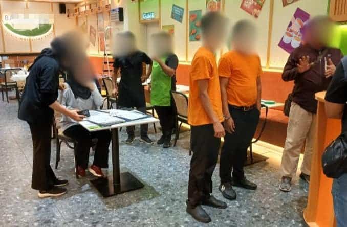 移民局食欲行动捕11名外籍工人