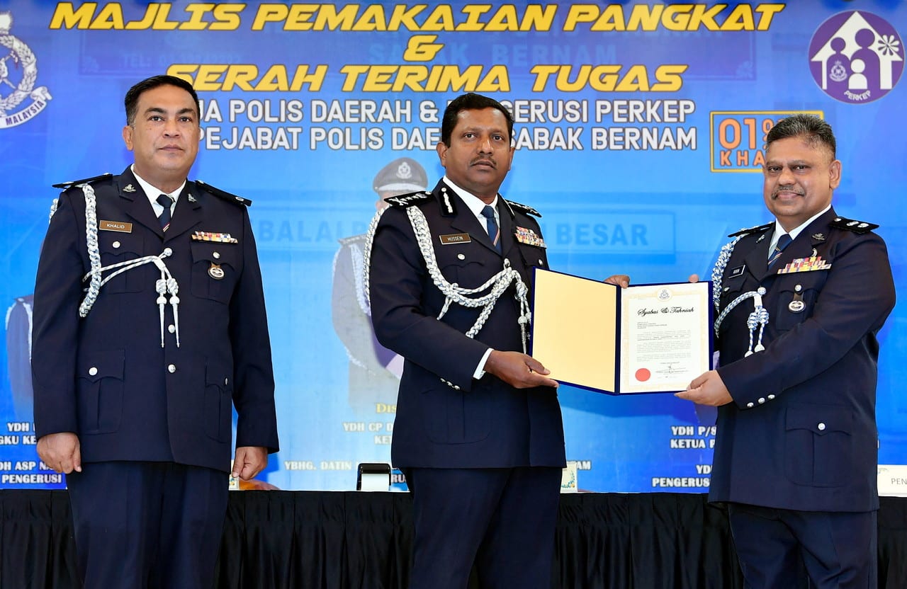 Robin Guha Thakurta appointed new Sabak Bernam district police chief