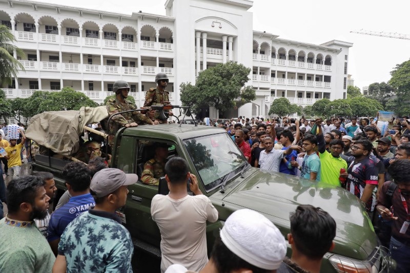 Bangladesh chief justice, central bank chief quit amid protests