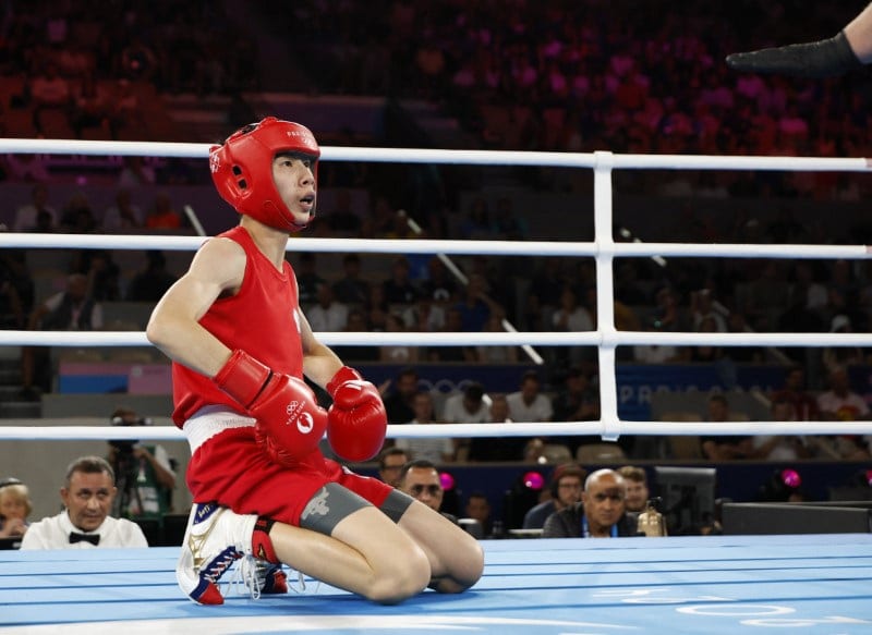 Olympics: Taiwan's Lin eases into women's featherweight final amid gender dispute
