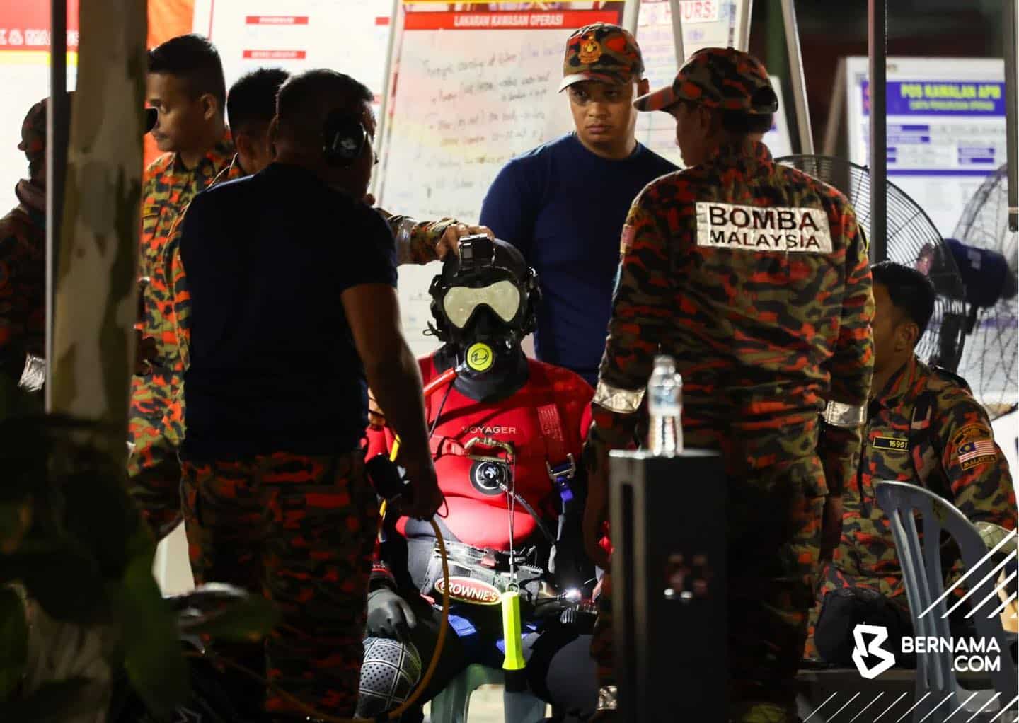 Tanah jerlus: Anggota bomba bergilir turun loji IWK sedalam lima tingkat