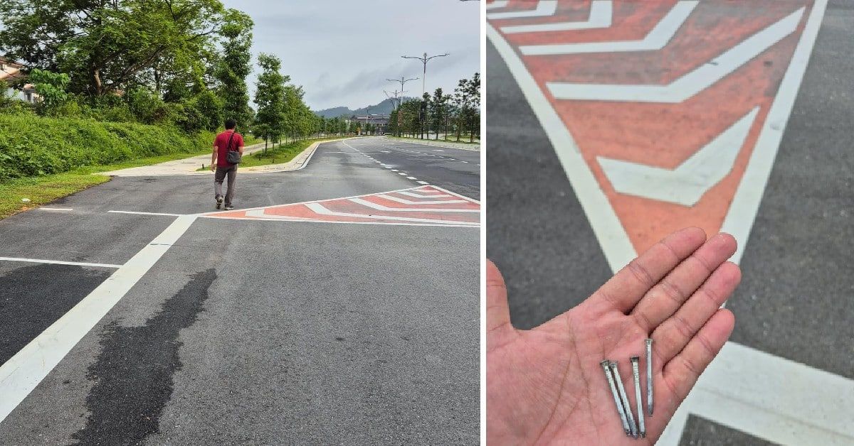 万挠安昆路再遭人蓄意埋钉子  蔡伟杰：警已清除促民众举报