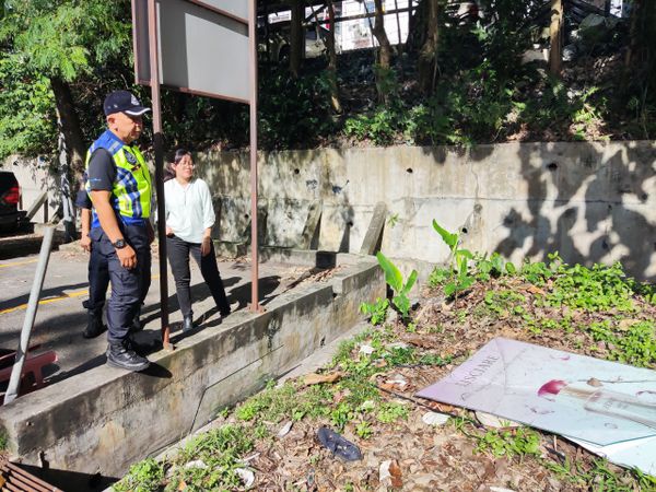 工业废料倒沙登岭组屋 梳邦市厅开出2罚单惩戒