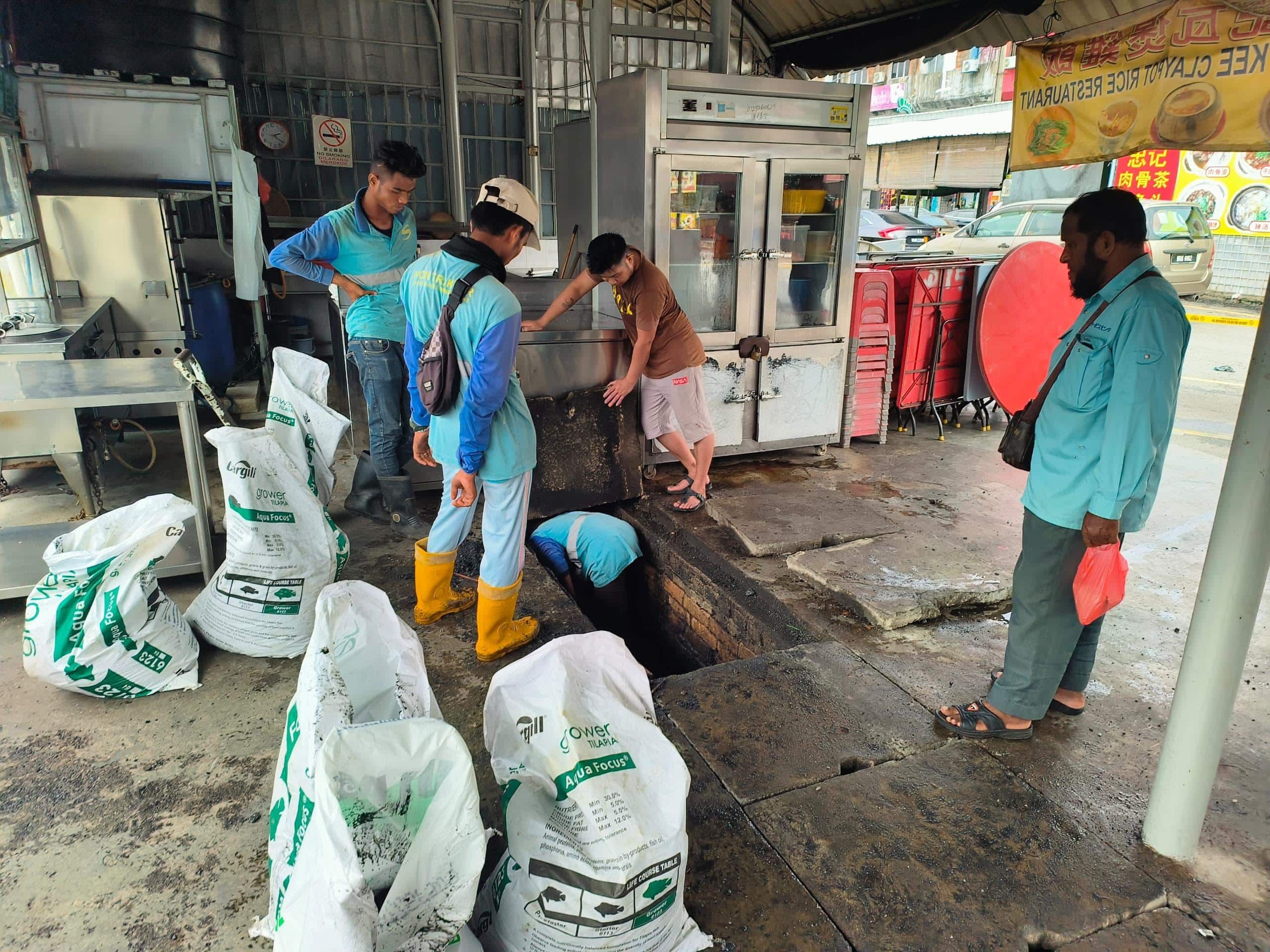 安邦太子园“为食街”大扫除奏效  游佳豪：闪电水灾问题显著改善