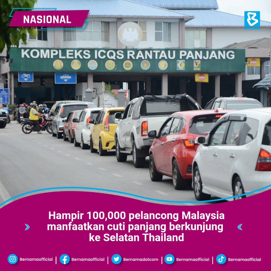 Hampir 100,000 pelancong Malaysia manfaat cuti panjang berkunjung ke Selatan Thailand