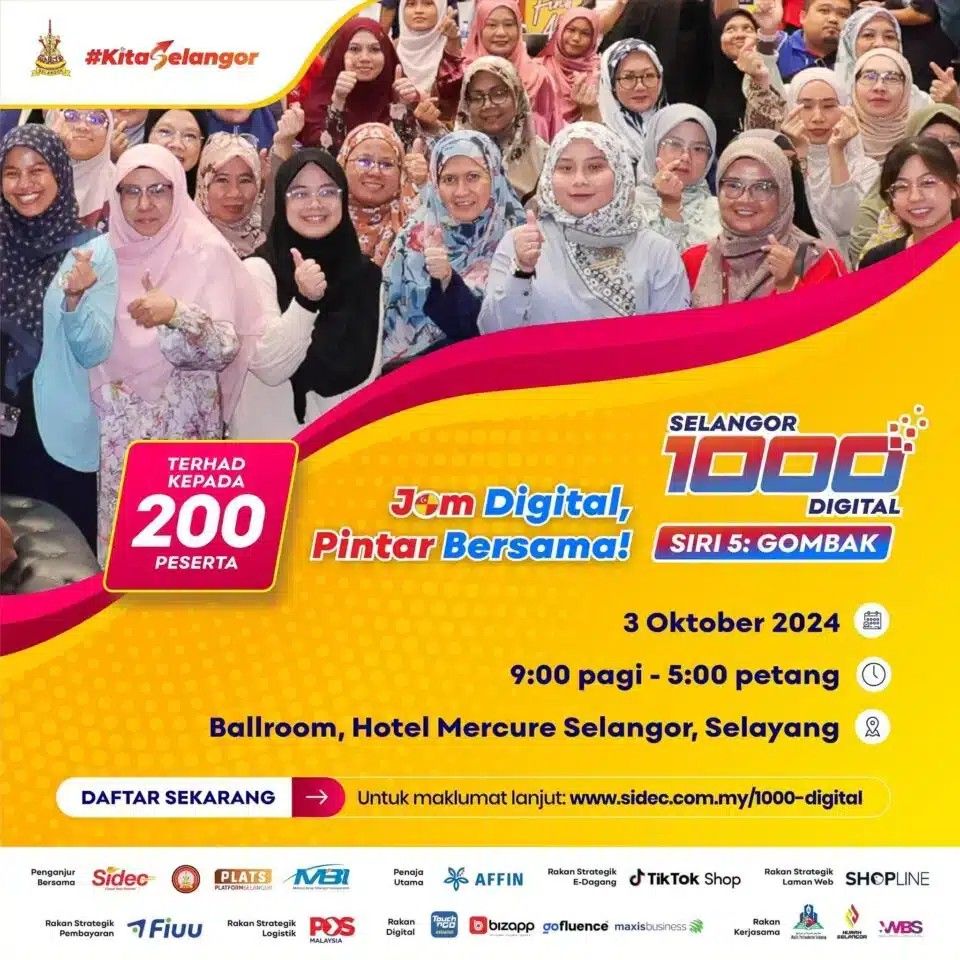 雪州1000数码计划来到鹅唛 免费教你上网做生意.只限200人