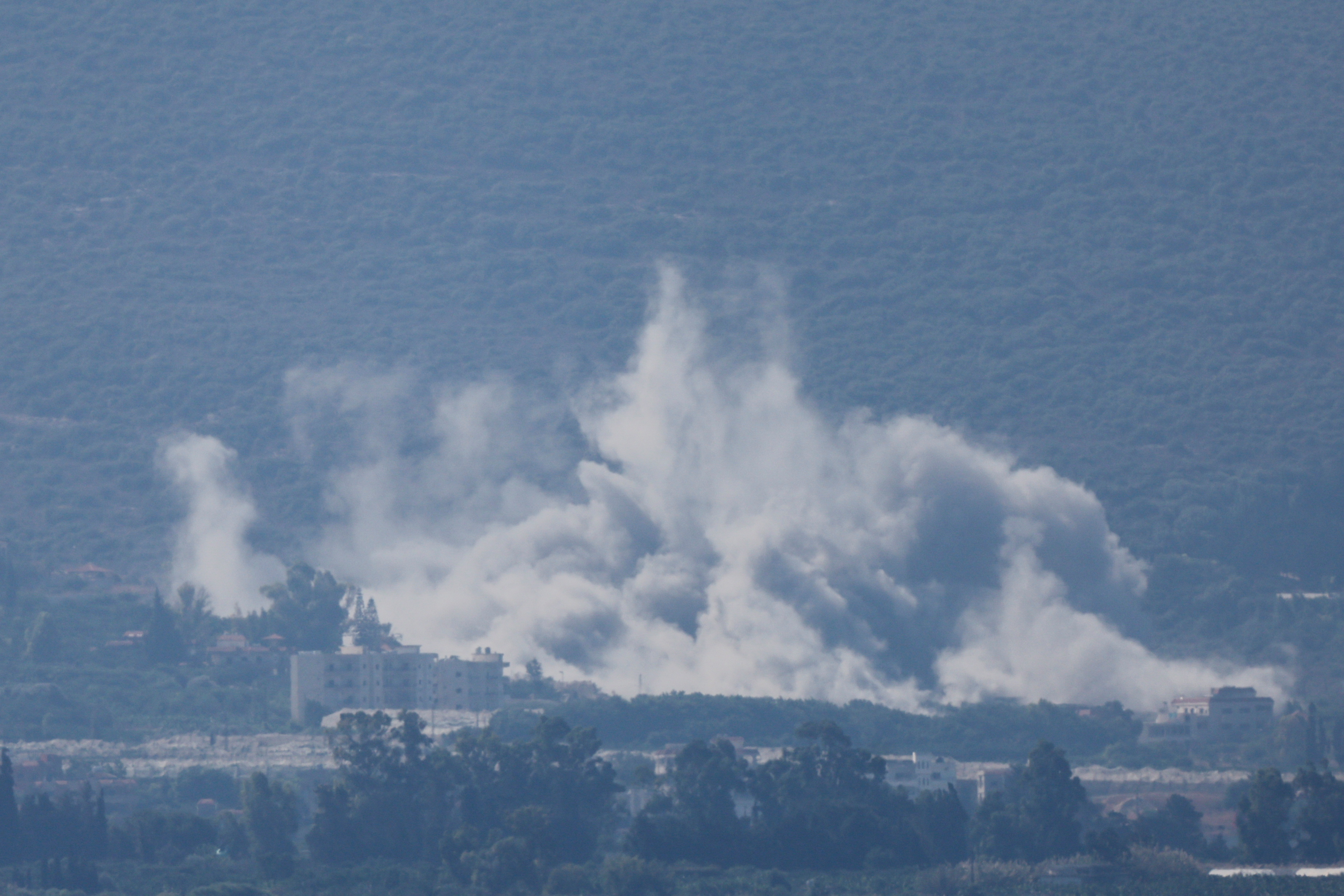 Israel rejects US-backed Lebanon ceasefire plan, hits Beirut again