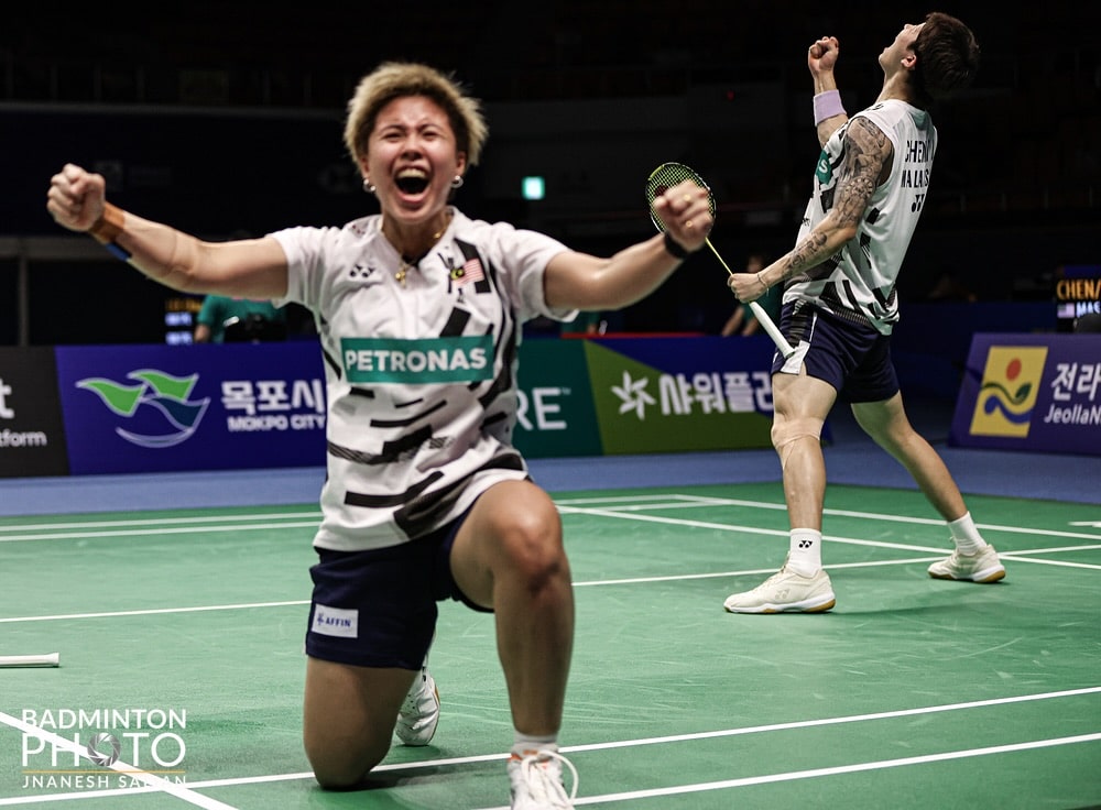 Tang Jie-Ee Wei juara Terbuka Korea, hadiah bermakna sempena Hari Kebangsaan