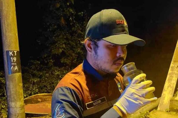 சுங்கை பெர்ணம் ஆற்றில் துர்நாற்றம், எண்ணெய் தடயம் காணப்படவில்லை