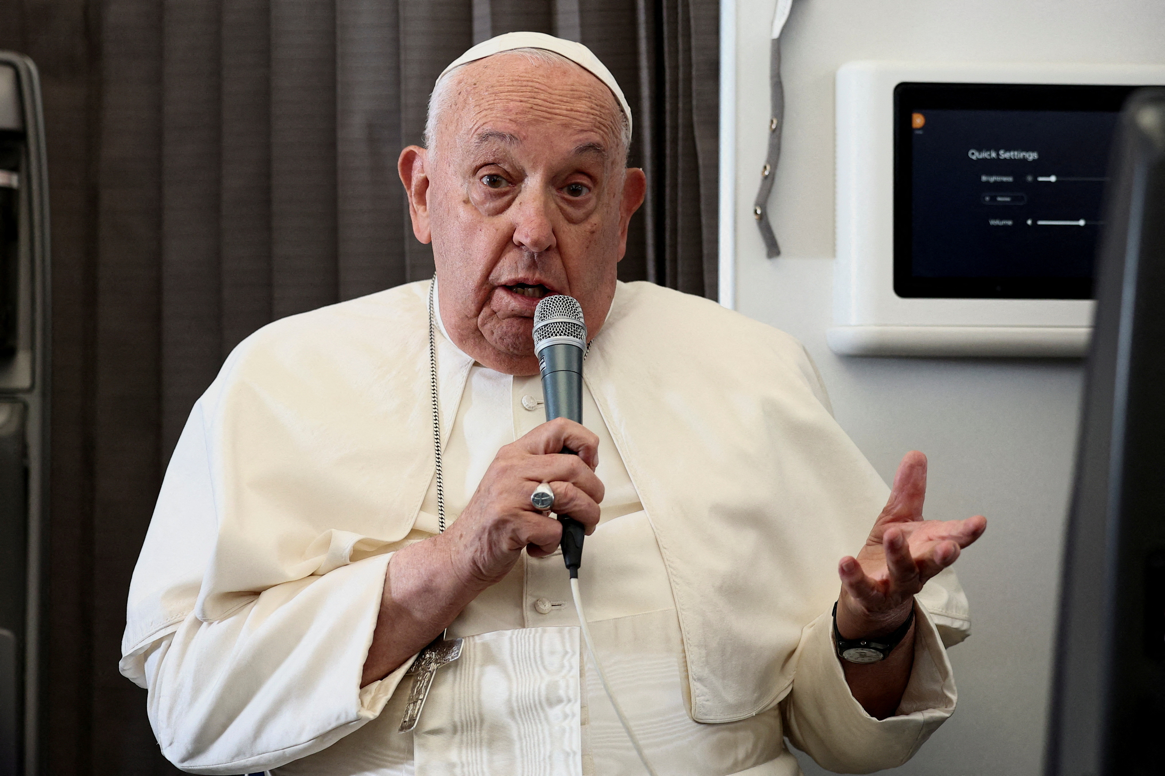 Pope asks for liberation of Myanmar’s detained ex-leader Suu Kyi