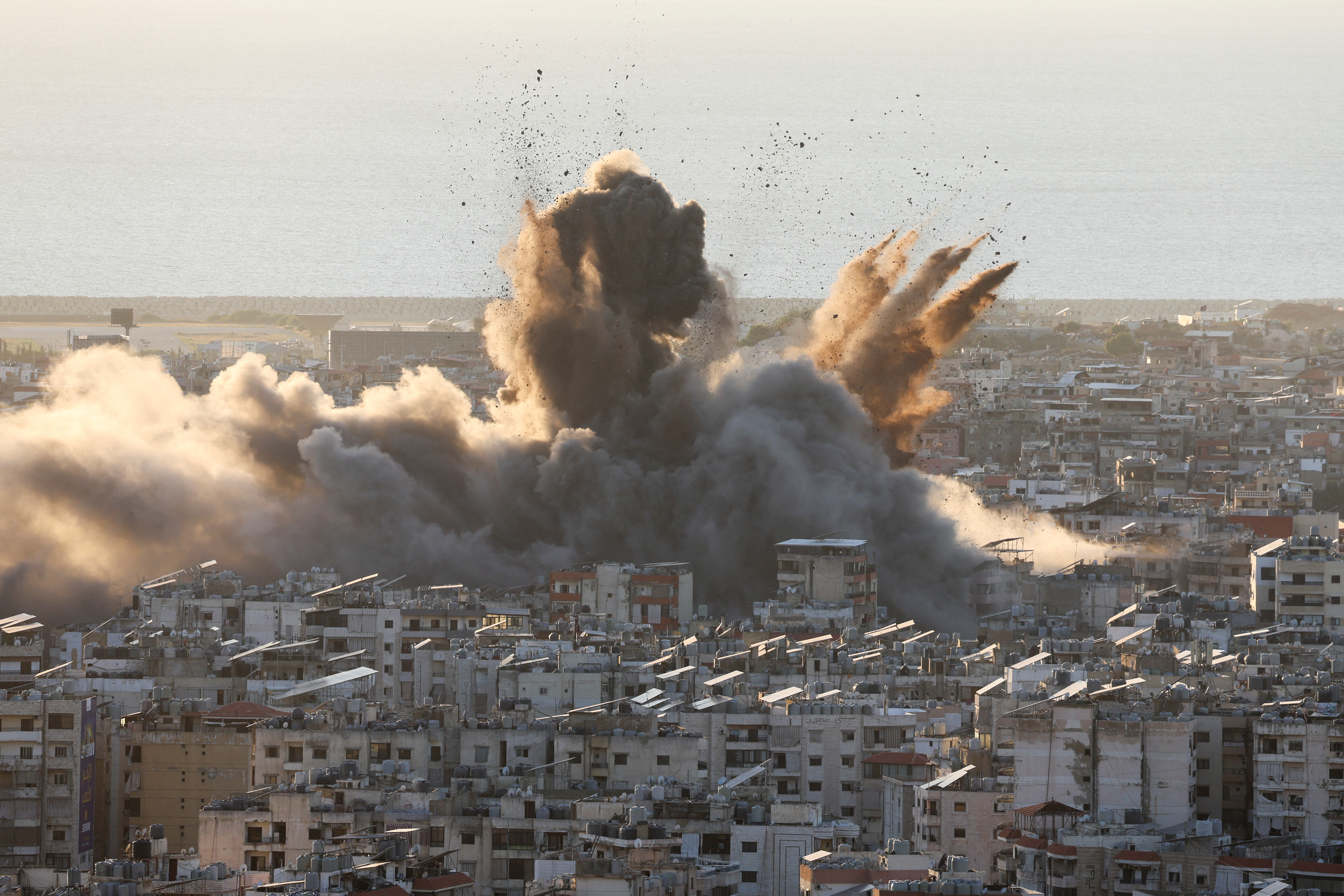 Israeli airstrike hits central Beirut, security sources say
