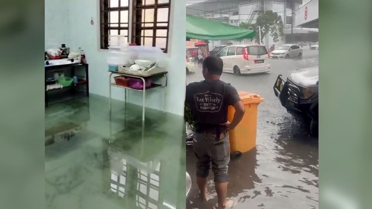 班达马兰多区午后暴雨成灾 梁德志促各造研究排水沟治水