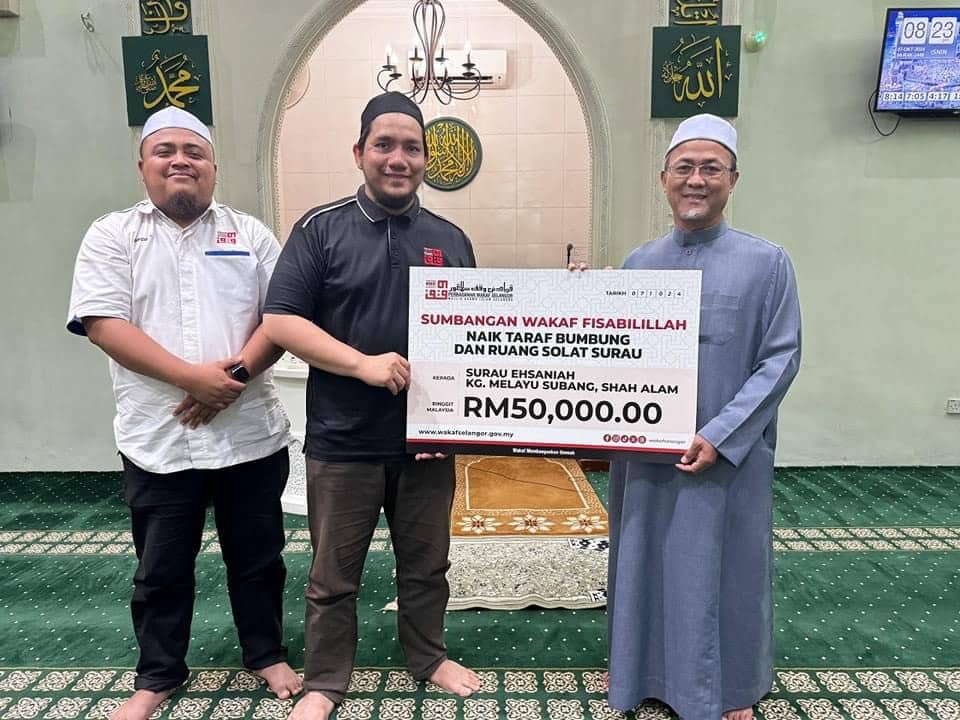 Mulakan wakaf RM1: Pelaburan akhirat, bantu sekolah, hospital dan masjid di Selangor
