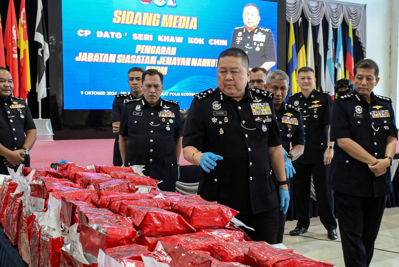 警方连续3天巴生谷柔佛取缔  瓦解3贩毒集团起获逾2000万毒品