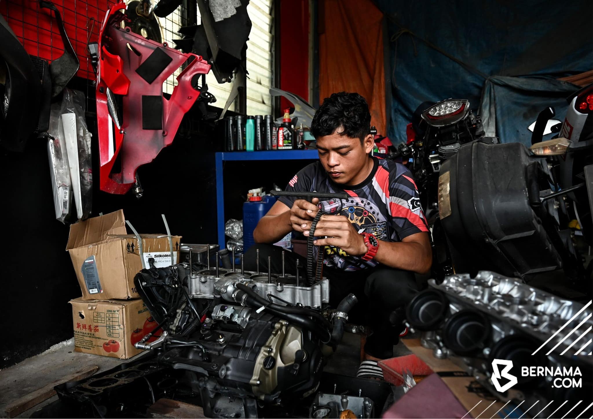 Mowgli Malaysia buka bengkel motosikal