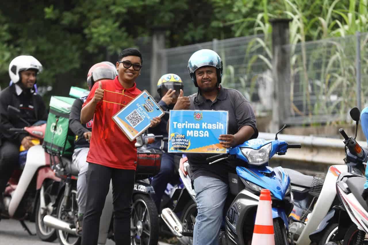 MBSA: 500 motosikal terawal berpeluang isi petrol percuma esok