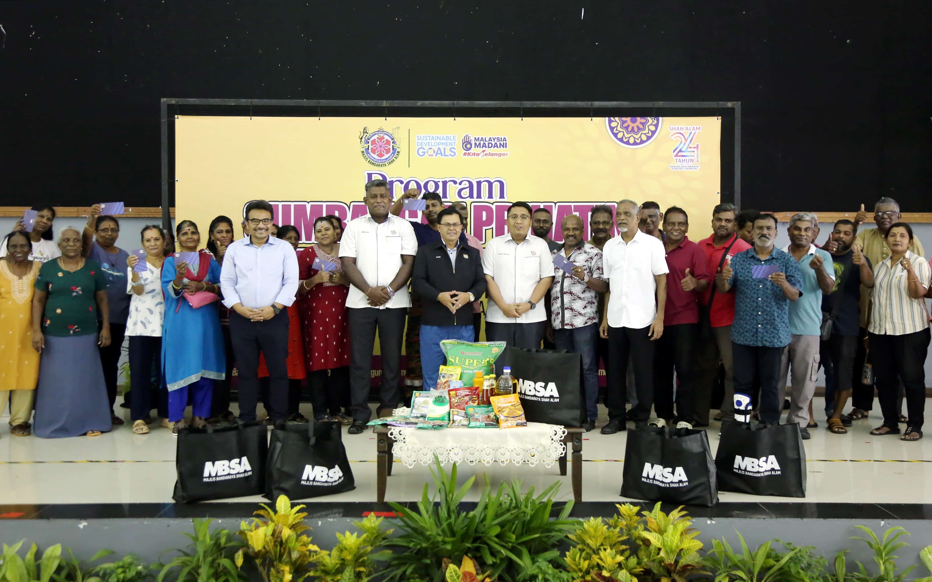 MBSA agih sumbangan Deepavali kepada 1,000 individu