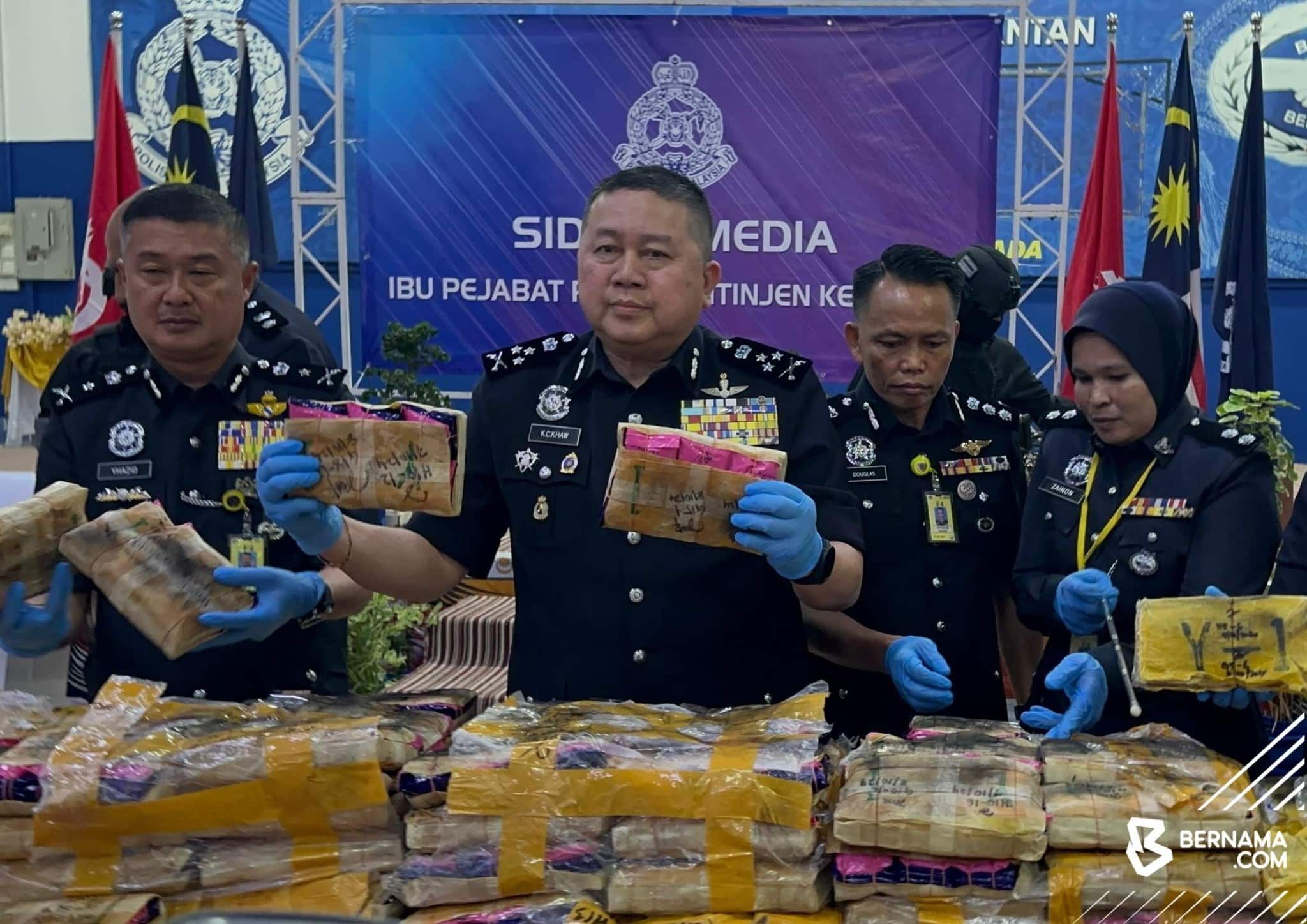 捣破今年最大宗毒品走私案   警方起获总值近50000万毒品