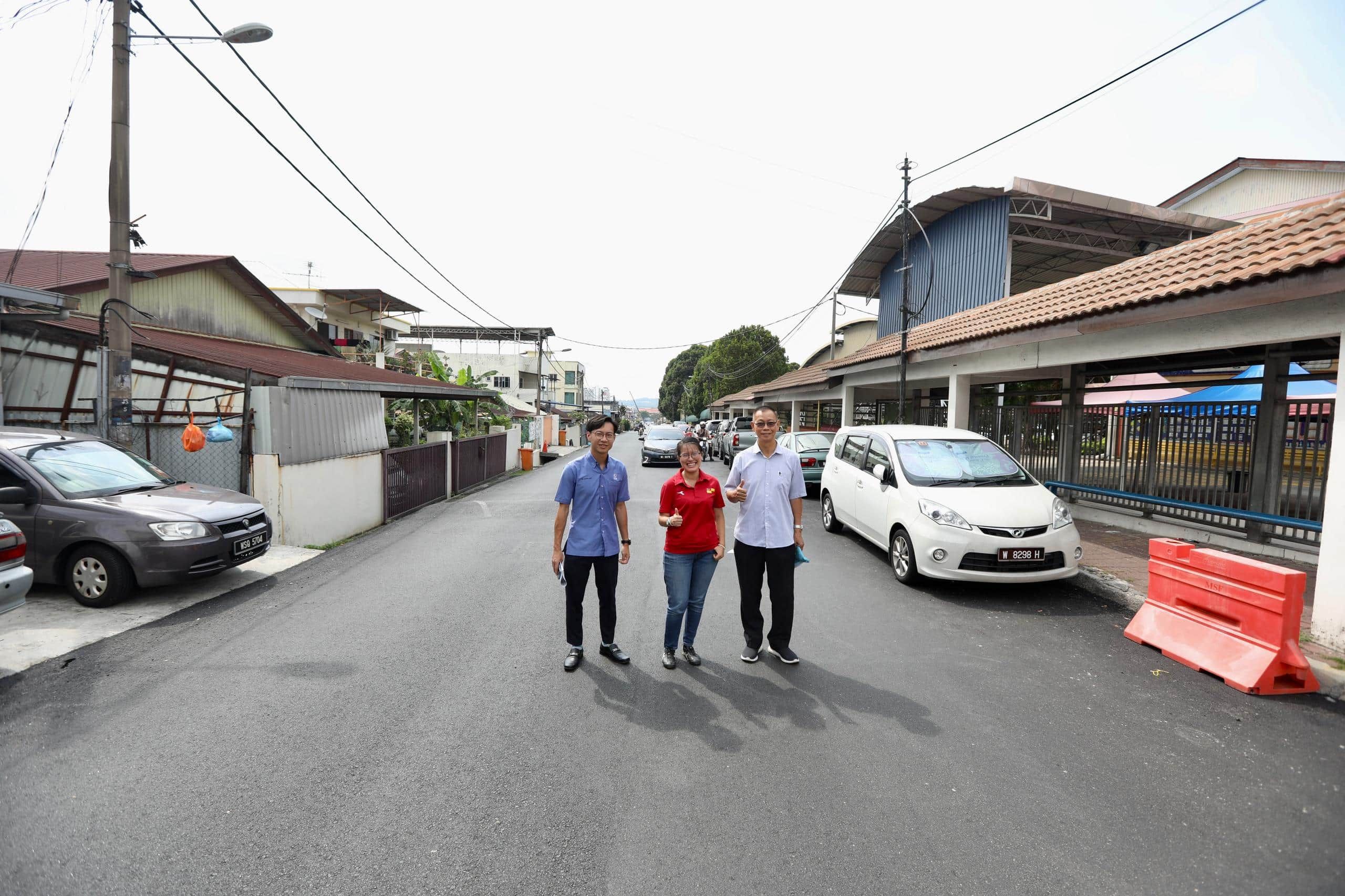 史里肯邦安获472万拨款   重铺道路工程完成近九成