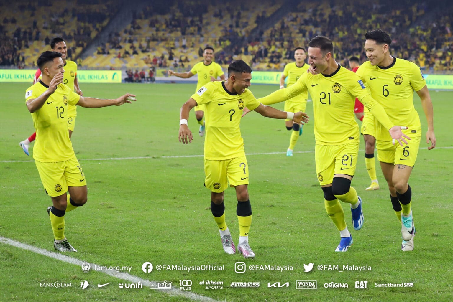 Aksi pemanas badan Harimau Malaya melayan kunjungan Singapura, Palestin September ini