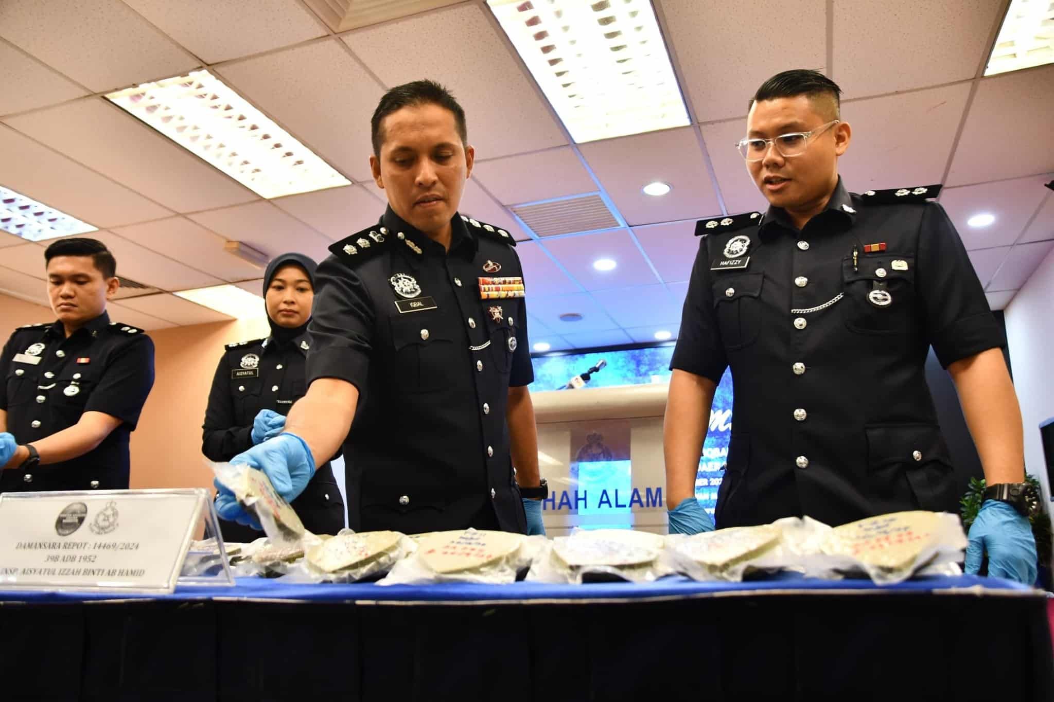 情侣涉嫌贩运近4万令吉毒品被捕