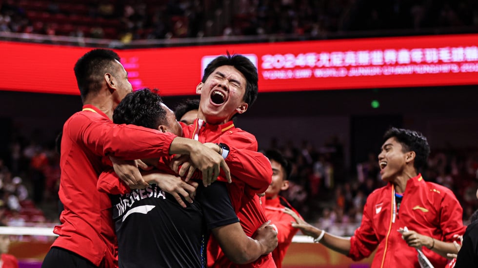 Indonesia upsets China to claim Badminton World Junior Mixed Team Championships