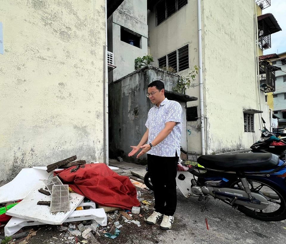 灵市美丹公寓问题一箩筐  李健聪提3方案促居民配合