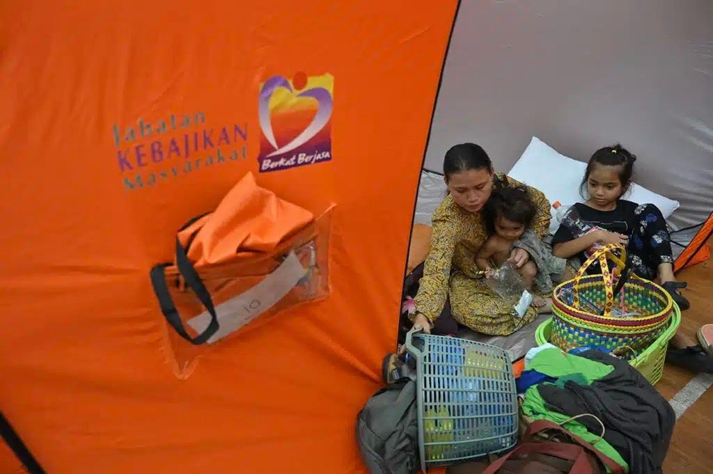 雪州霹雳灾黎人数降 吉隆坡砂拉越开放3个PPS