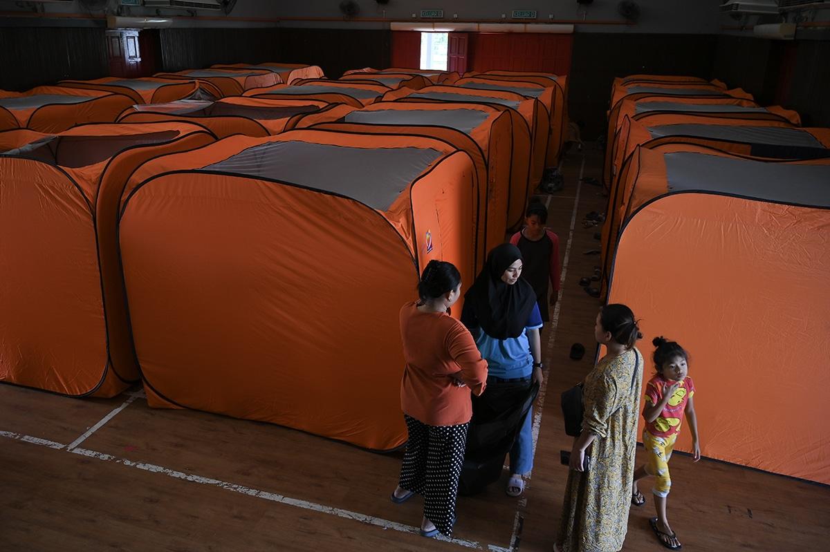 Mangsa banjir di empat negeri meningkat malam ini