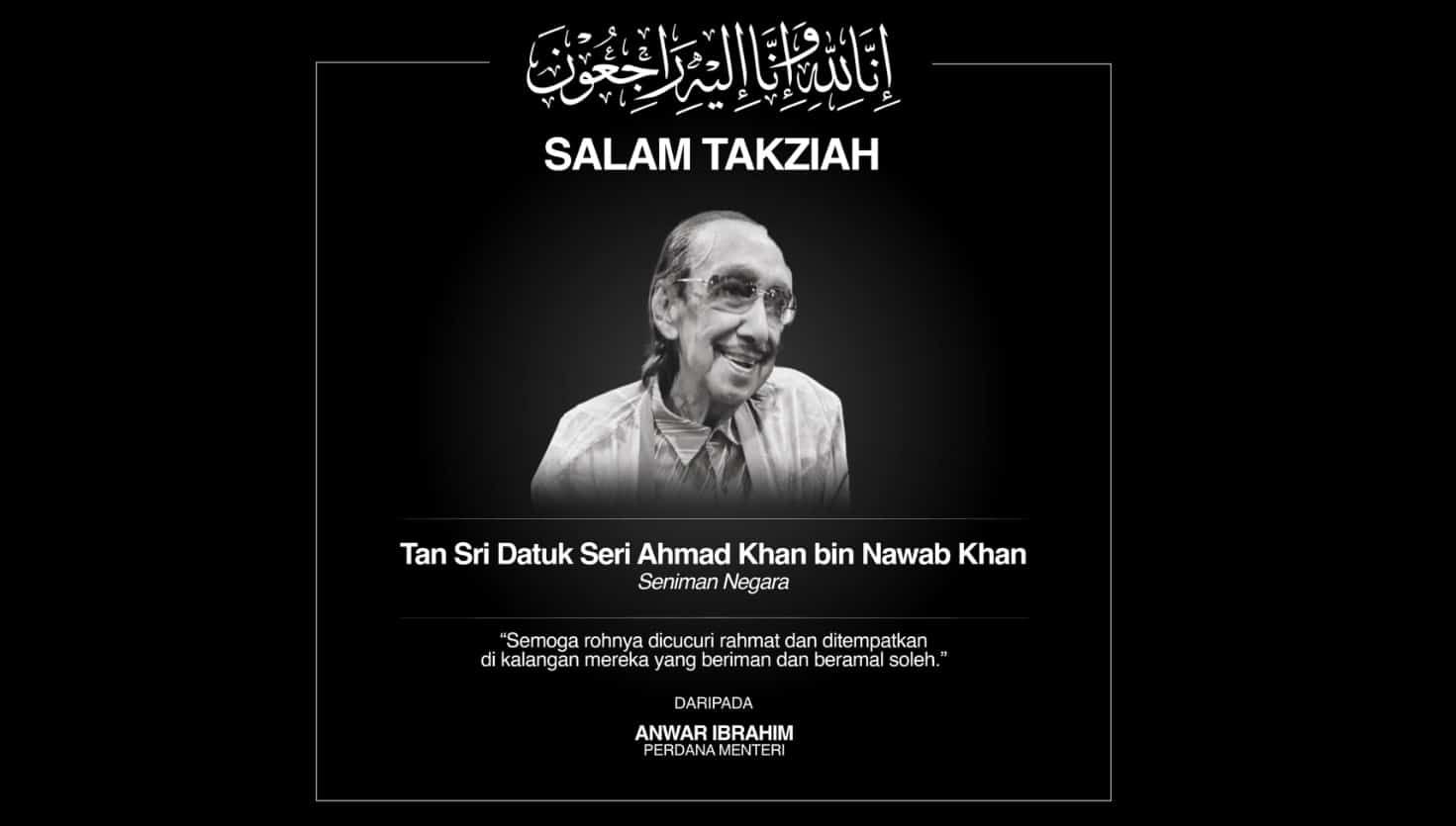 PM: Ahmad Nawab legenda tiada galang ganti, kehilangan besar buat industri muzik