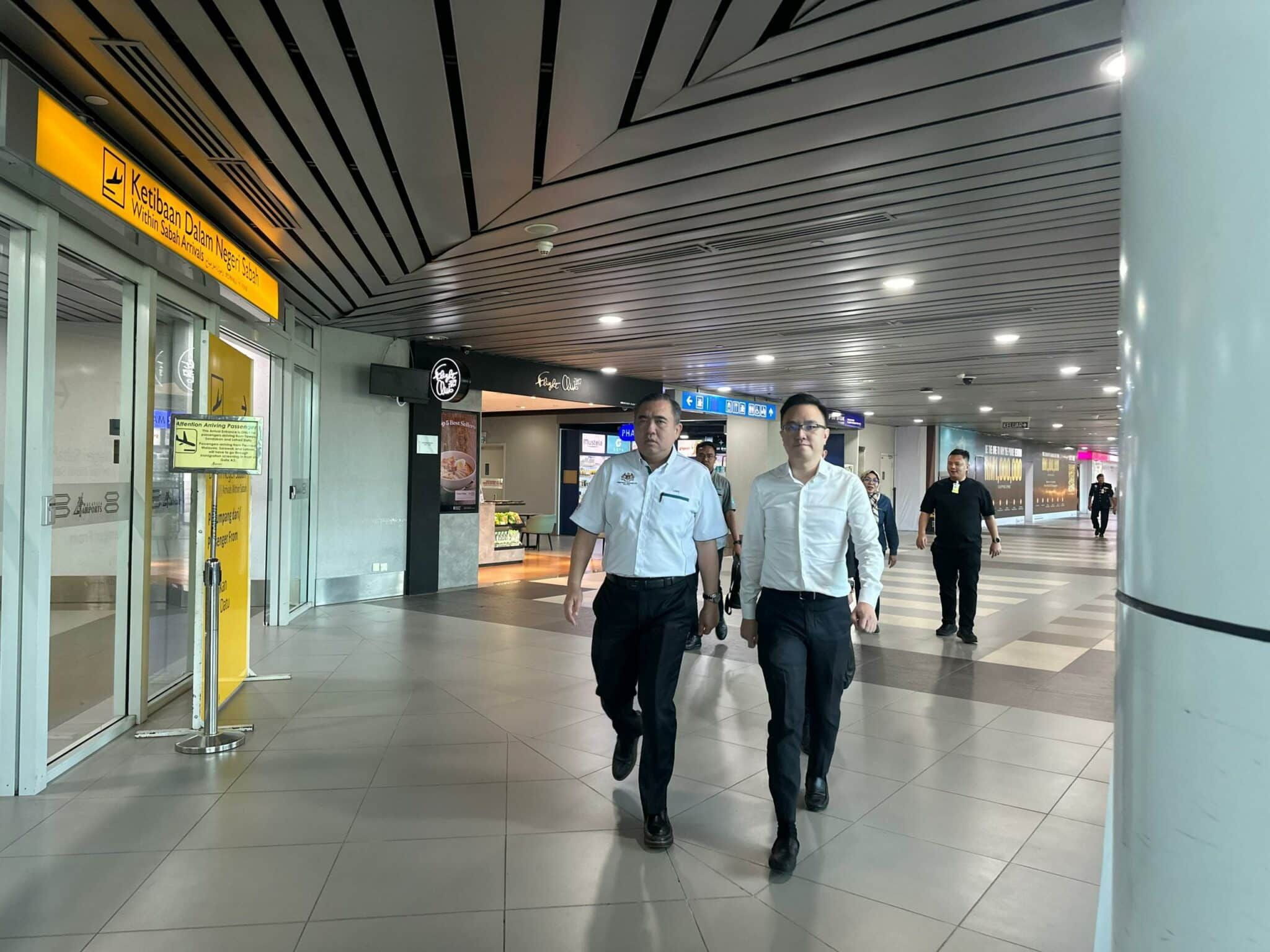 陆兆福积极推动沙巴机场设施   冯晋哲：沙巴与中央合作争取更多福祉