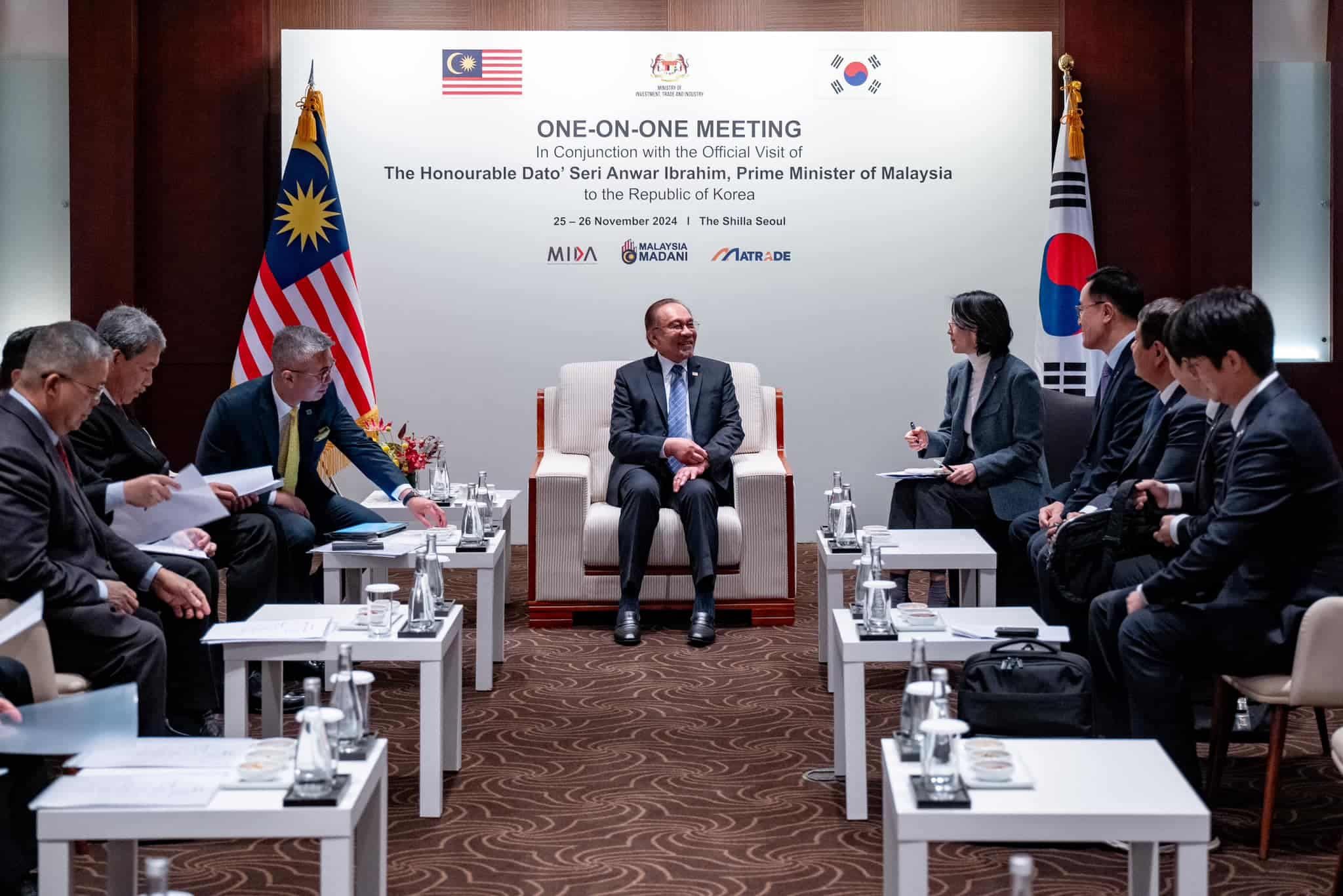 PM's South Korean visit yields over RM32 bln in potential investments