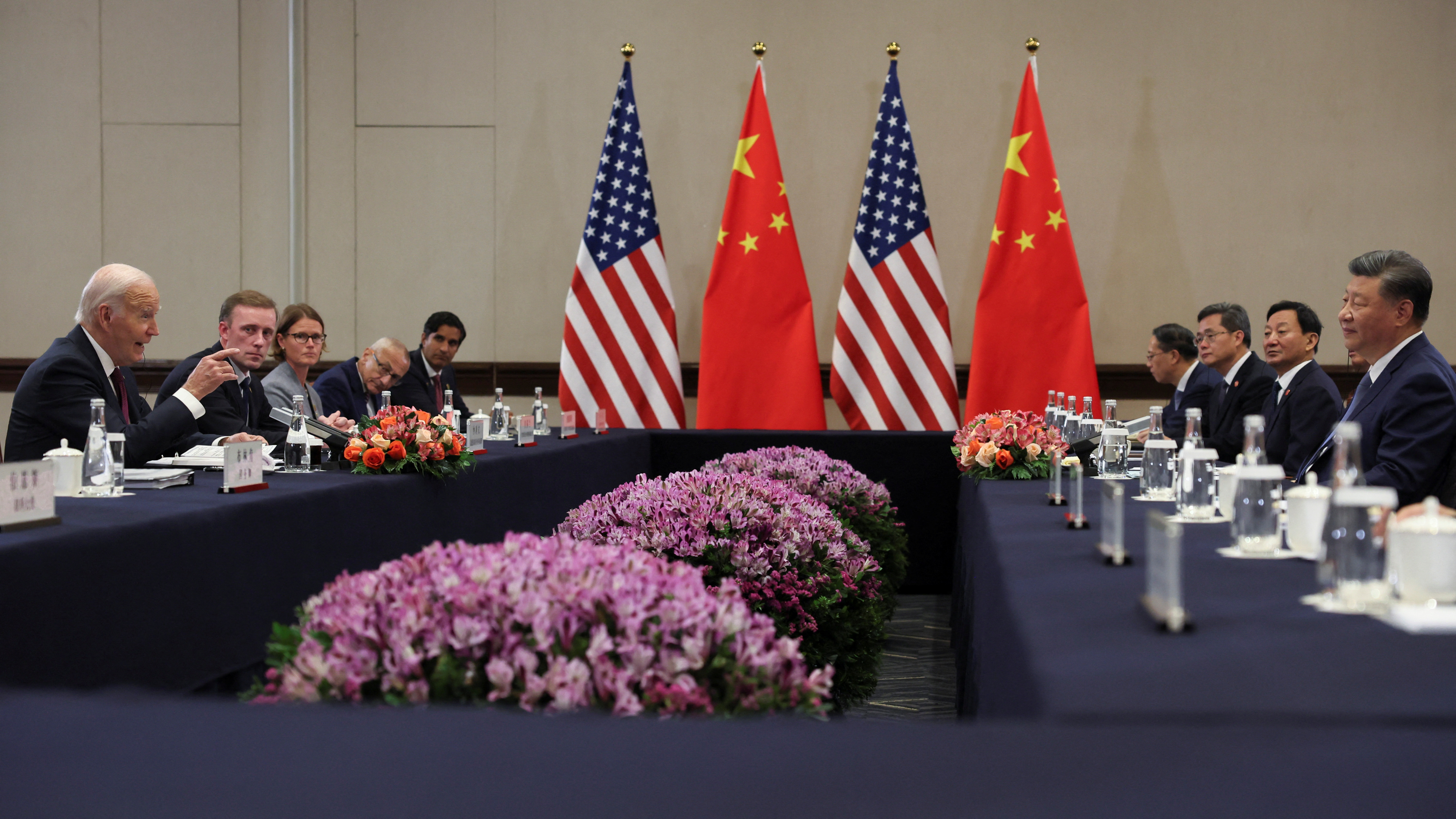 Xi vows to work with Trump team as he meets Biden in Peru