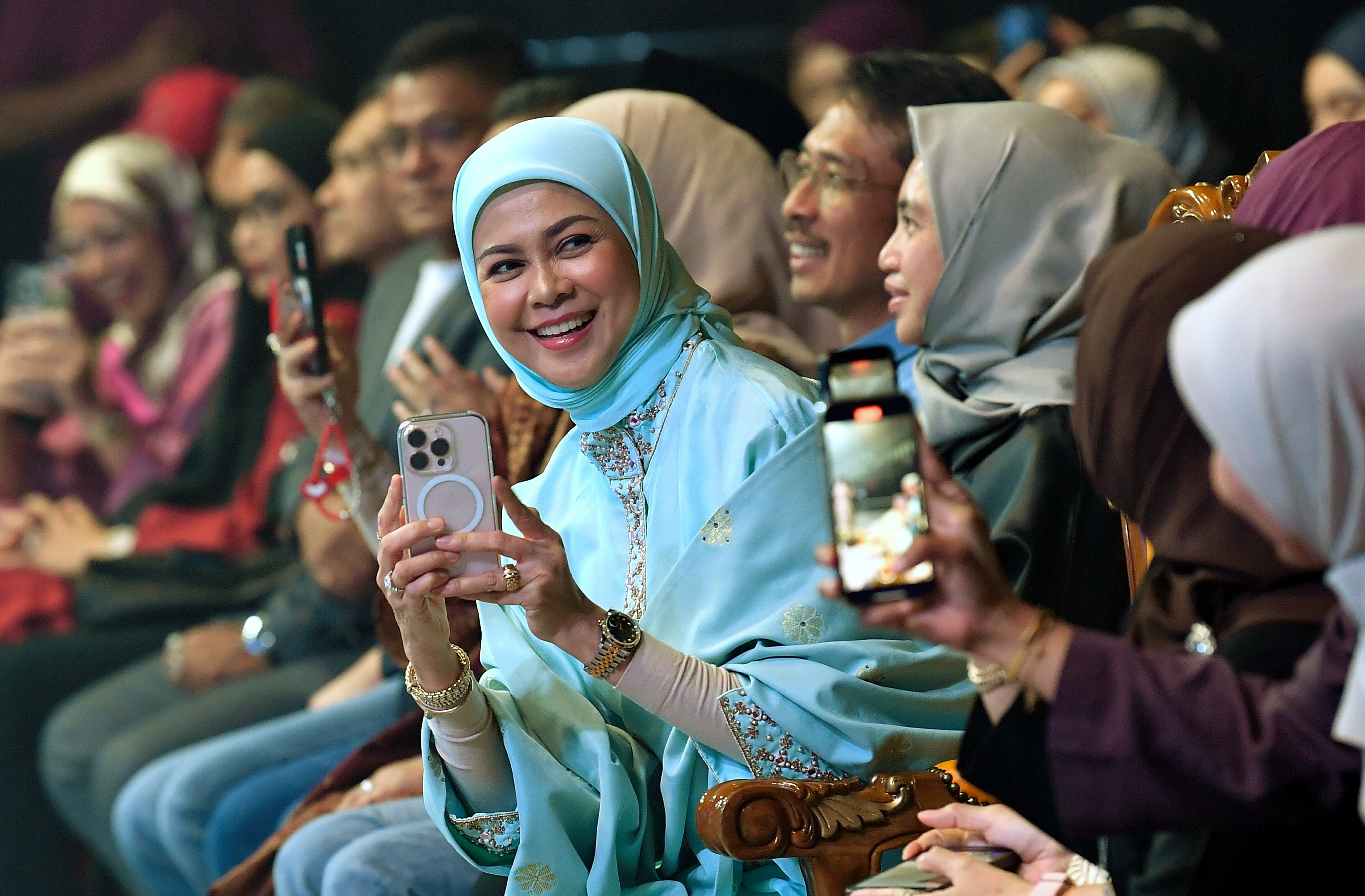 Tengku Permaisuri Selangor berangkat ke Program Orkestra Tradisional Malaysia