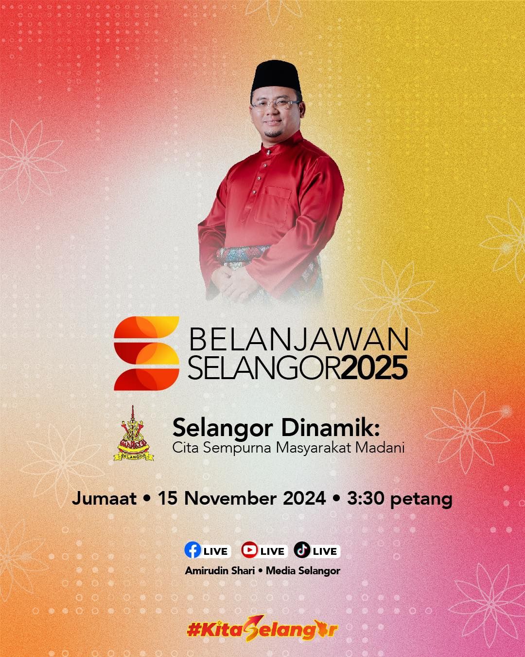 阿米鲁丁明呈活力昌明财案 邀人民看直播掌握好消息