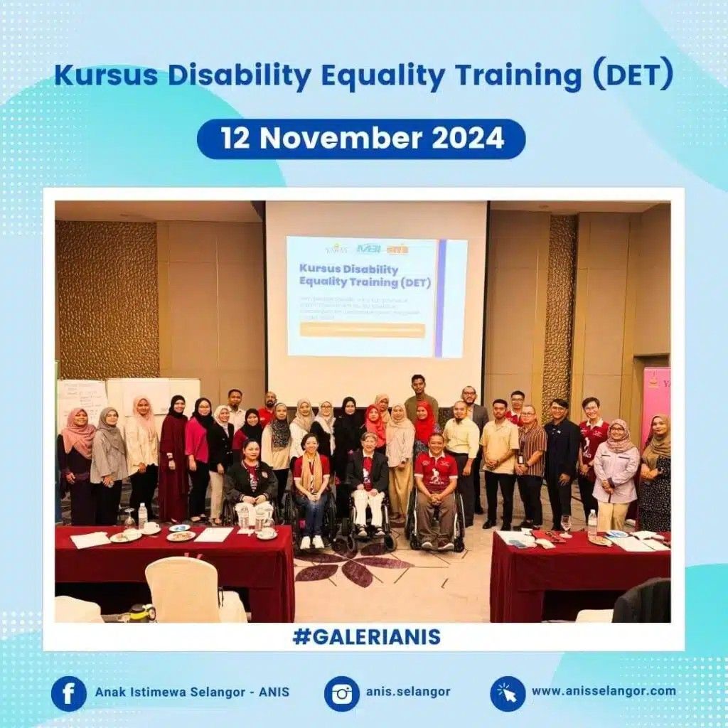 மாற்றுத் திறனாளிகள் தொடர்பான சிறப்பு பயிற்சி (DET) திட்டம் அறிமுகம்