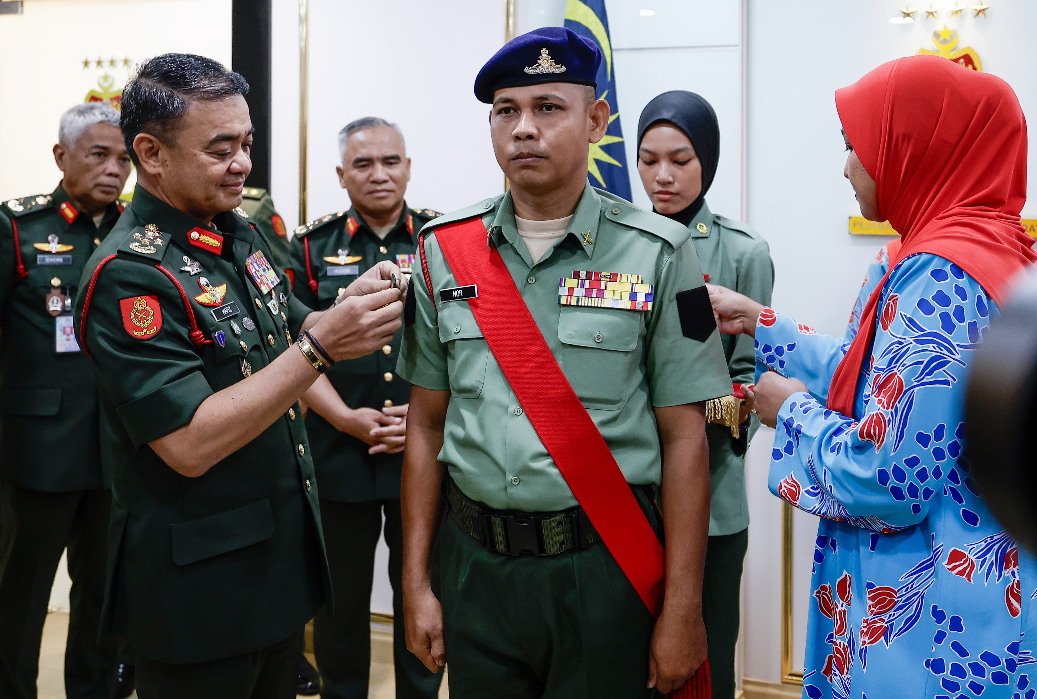 Heroic soldier who saved four teenagers promoted to Staff Sergeant