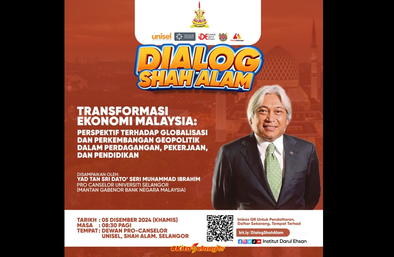 Dialog Shah Alam 5 Disember, bekas gabenor bank kupas isu ekonomi