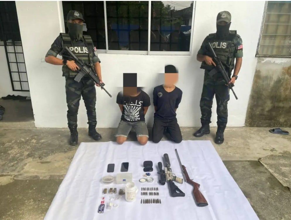 涉嫌持有枪械及毒品 警方巴西马捕2男子