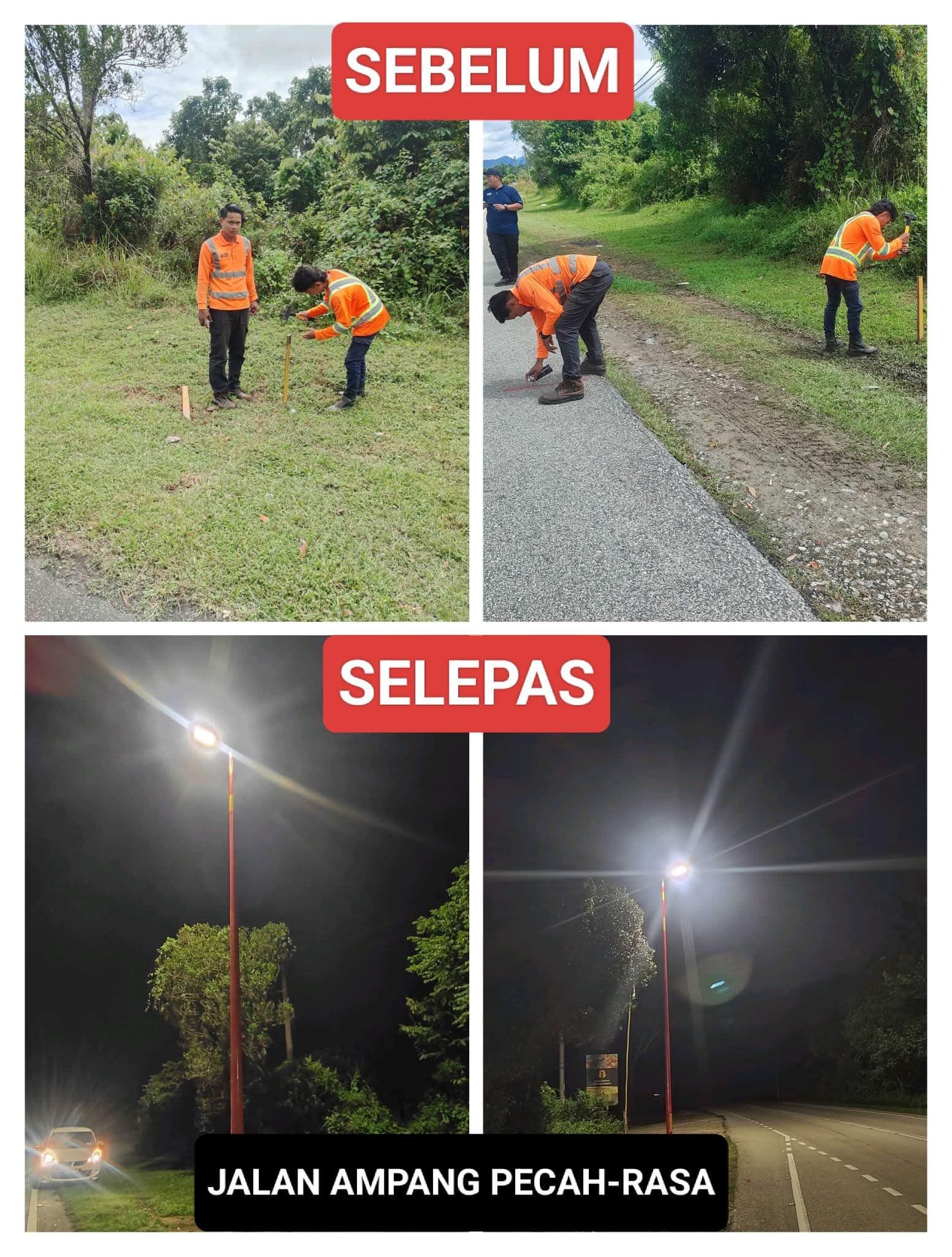 新古毛区装7盏太阳能路灯  彭小桃：提升夜间安全