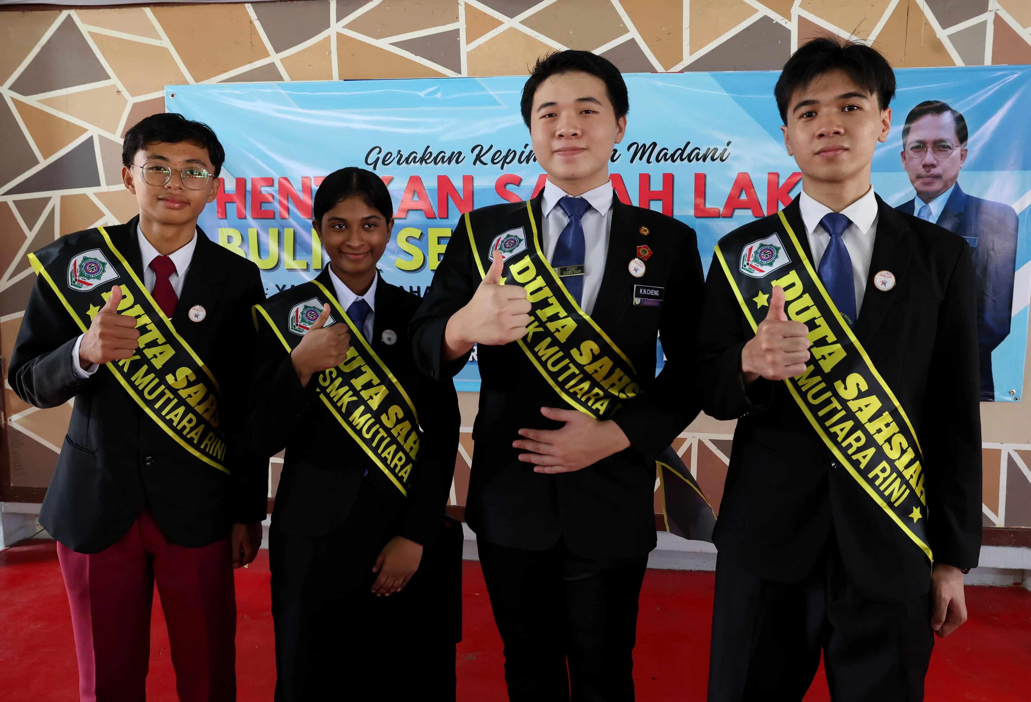 Program gerakan kepimpinan di sekolah usaha banteras isu buli, gangguan seksual