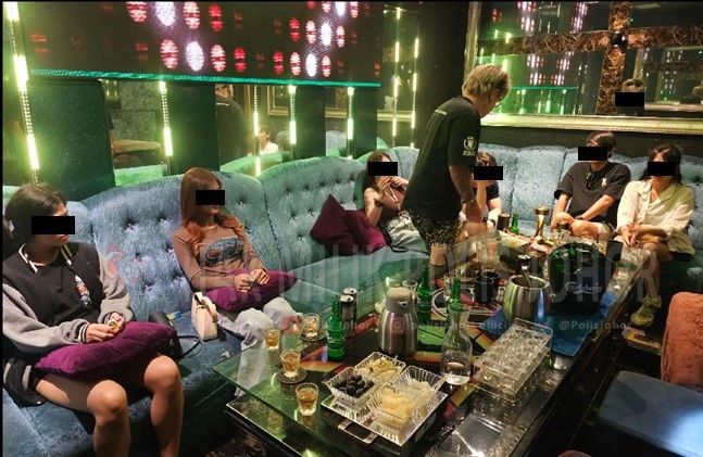 警方突击超时营业娱乐中心  捕78疑吸毒男女助查